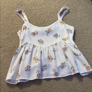 Floral crop top